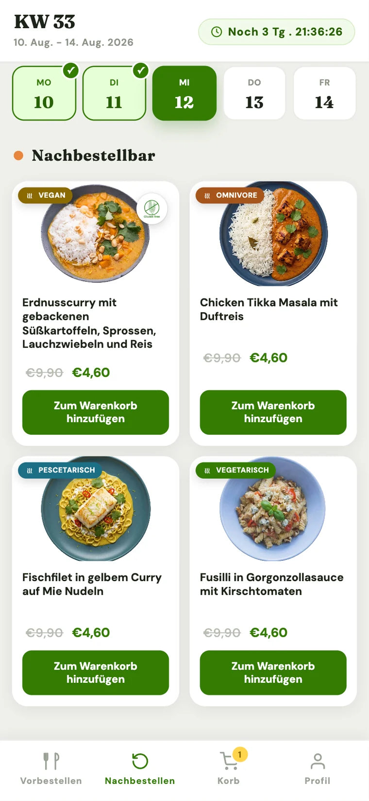 Auch kurzfristig noch möglich