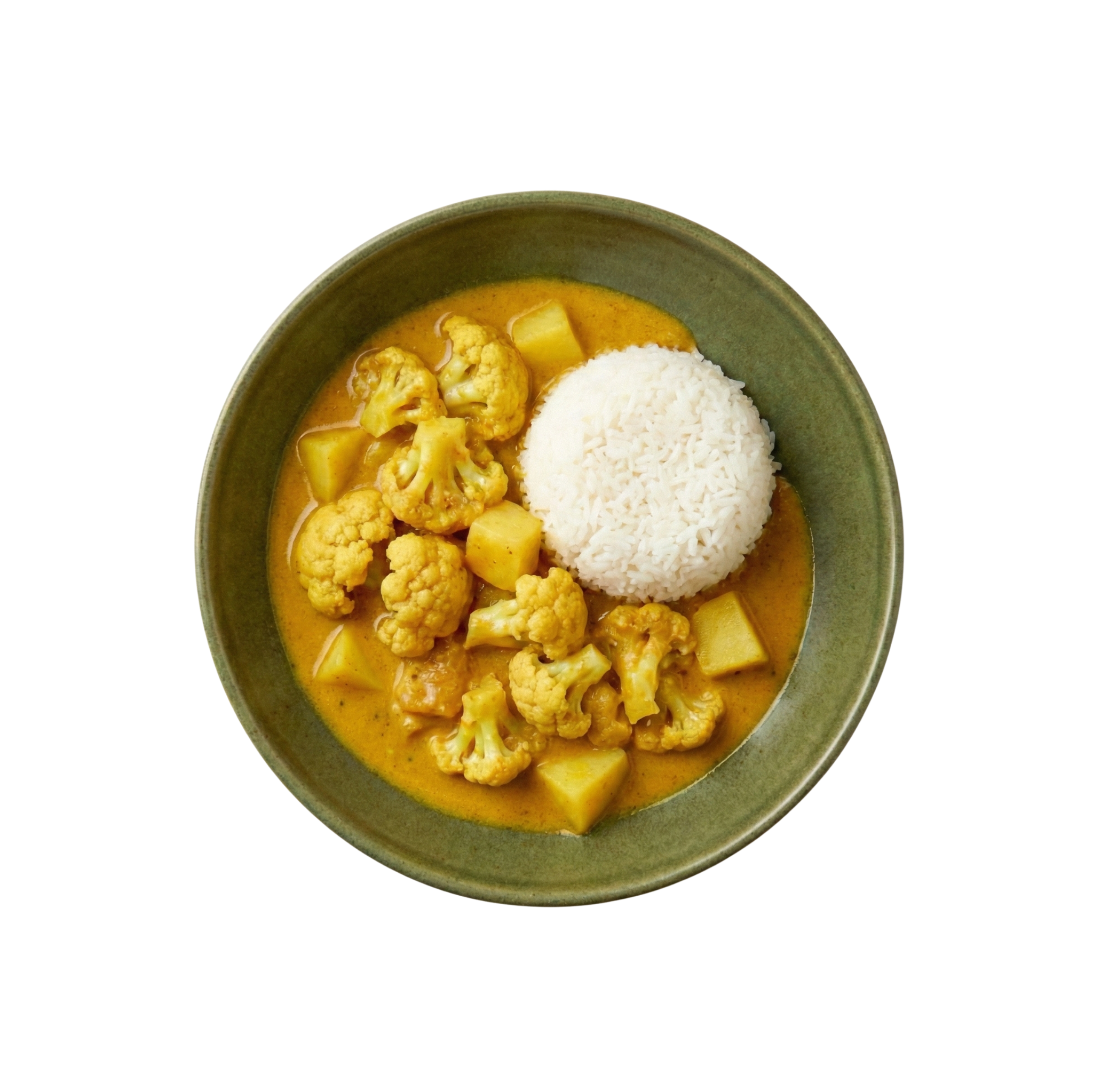 Blumenkohl-Kartoffel-Curry mit Duftreis