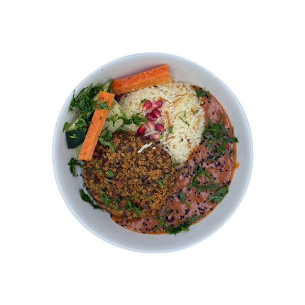 Brokkoli-Steak mit Estragon-Tomatensauce