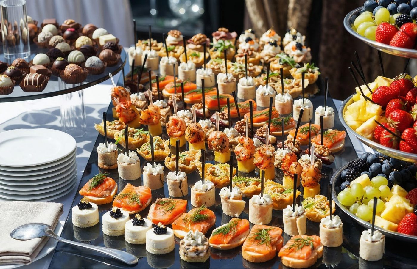 Fingerfood und H&auml;ppchen aus Hamburger Restaurants