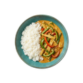 Panang Curry mit Gemüse und Reis
