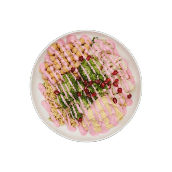 Pink Hummus Bowl