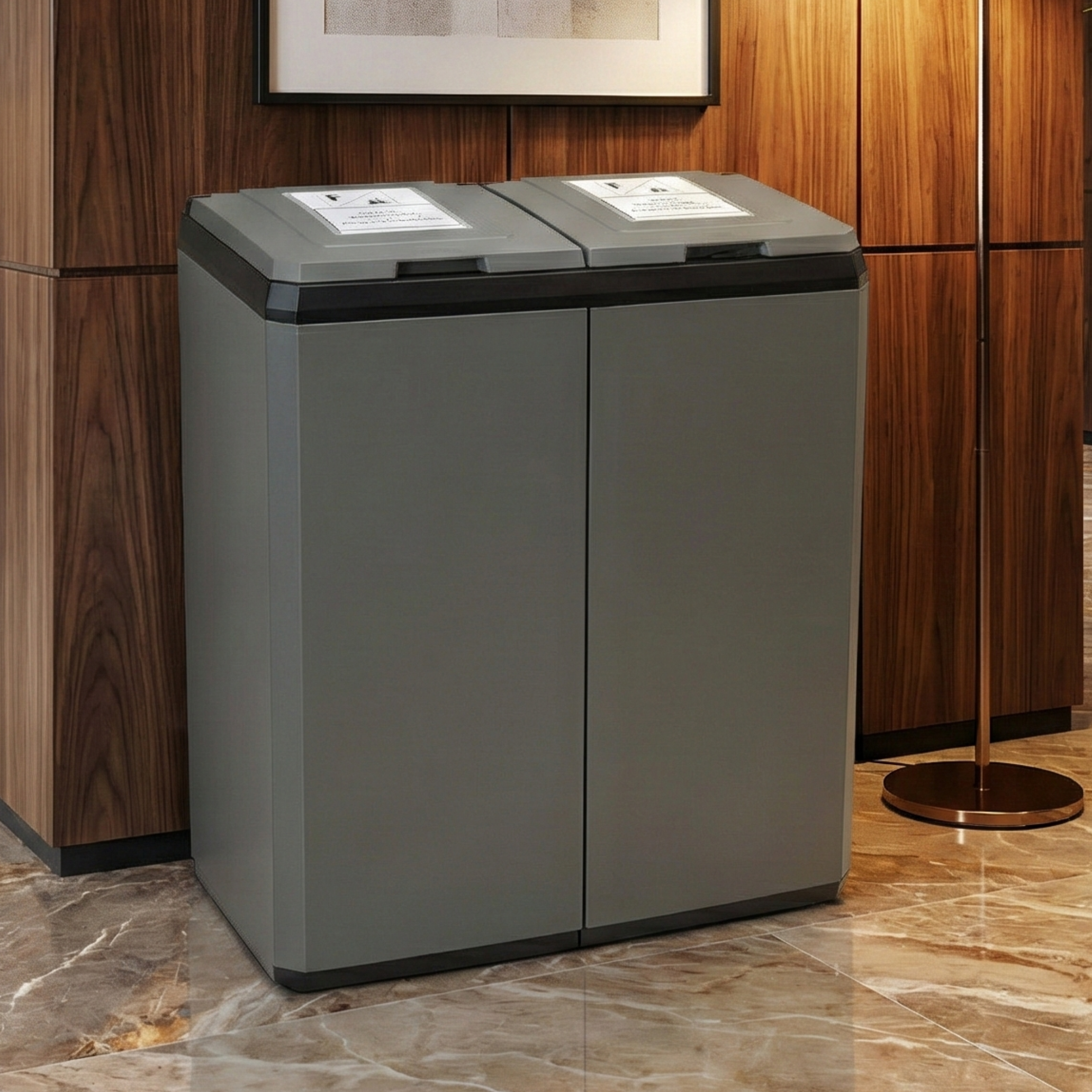 Einfache Rückgabe – praktische Mehrwegbehälter im Büro