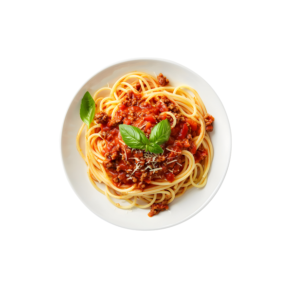 Spaghetti Bolognese mit Parmesan
